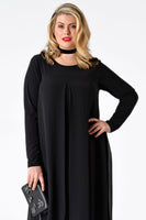 Dress chiffon layer DOLCE - black - #1