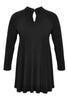 Tunic v-neck collar DOLCE - black  - #3