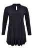 Tunic v-neck collar DOLCE - blue - #3