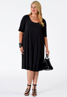 Dress A-line DOLCE - black - #2