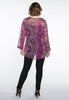 Tunic v-neck PINK SNAKE - pink - #3