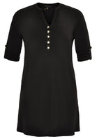 Tunic star buttons DOLCE - black  - #4