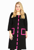 Dress ribbon INTERLOCK - black 