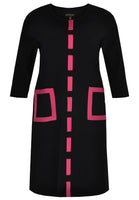 Dress ribbon INTERLOCK - black - #4