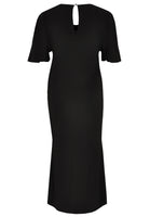 Dress long cold shoulder DOLCE - black  - #3