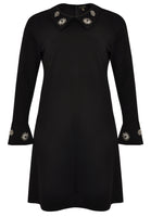 Dress beaded collar INTERLOCK - black  - #4