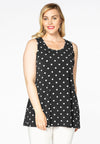 Singlet flare DOTS - black 