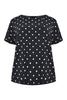 Shirt wide short sl DOTS - blue - #4