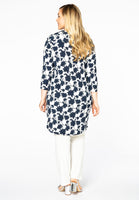 Tunic grandad collar CLAUDIA - white  - #3