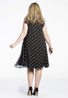 Dress sleeveless DOTS - black  - #3