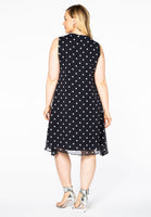 Dress sleeveless DOTS - blue - #3