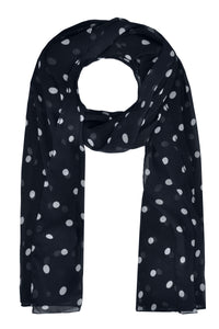 Scarf DOTS - blue - #3