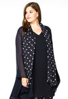 Scarf DOTS - blue