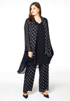 Scarf DOTS - blue - #2