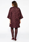 Jacket fancy jacquard - red - #3