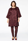 Jacket fancy jacquard - red - #2