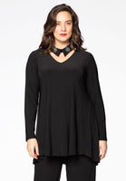 Tunic DOLCE strass collar - black - #1