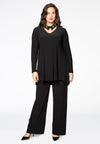 Tunic DOLCE strass collar - black - #2