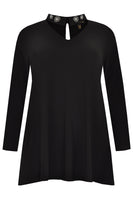 Tunic DOLCE strass collar - black - #4