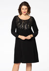 Dress embellished DOLCE - black 