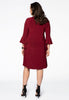 Dress DOLCE circle sleeve - red  - #3