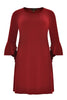 Dress DOLCE circle sleeve - red  - #4