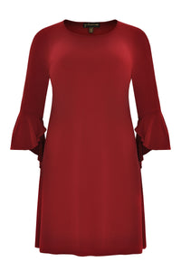 Dress DOLCE circle sleeve - red - #4