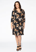 Dress wrap over ROSE - black  - #2