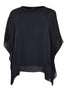 Tunic square VOILE - blue - #4