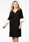 Dress wide INTERLOCK - black