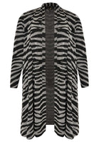 Cardigan lurex ZEBRA - black - #4