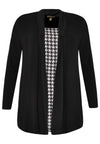 Cardi-blouse PIED DE POULE - black - #4
