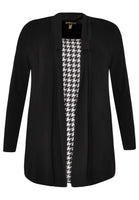 Cardi-blouse PIED DE POULE - black - #4