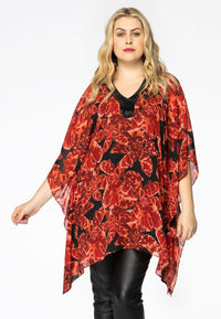 Tunic square LILLE - red - #1