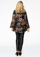 Tunic FLOWER FLOCK - black  - #3