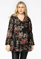 Tunic FLOWER FLOCK - black  - #1