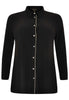 Blouse flare strass trim DOLCE - black  - #4