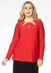 Shirt relax drape DOLCE - red 