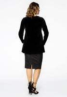 Tunic flare mousse / velour - black - #3