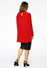 Tunic collar / v-neck DOLCE - red - #3