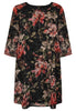 Dress FLOWER FLOCK - black  - #4