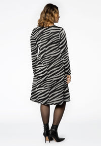 Dress lurex ZEBRA - black - #3