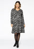 Dress lurex ZEBRA - black  - #2