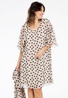 Dress POLKA - ecru