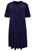 Dress centre frill DOLCE - blue - #4