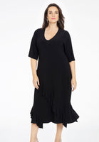 Dress ruffled DOLCE - black  - #1