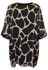 Tunic beaded GIRAFFE - brown - #4