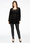 Tunic flare FLOCK - black 