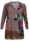 Tunic wide V-neck ALEXYS - multi - #4