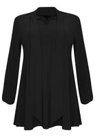 Tunic wide bottom bow DOLCE - black  - #1